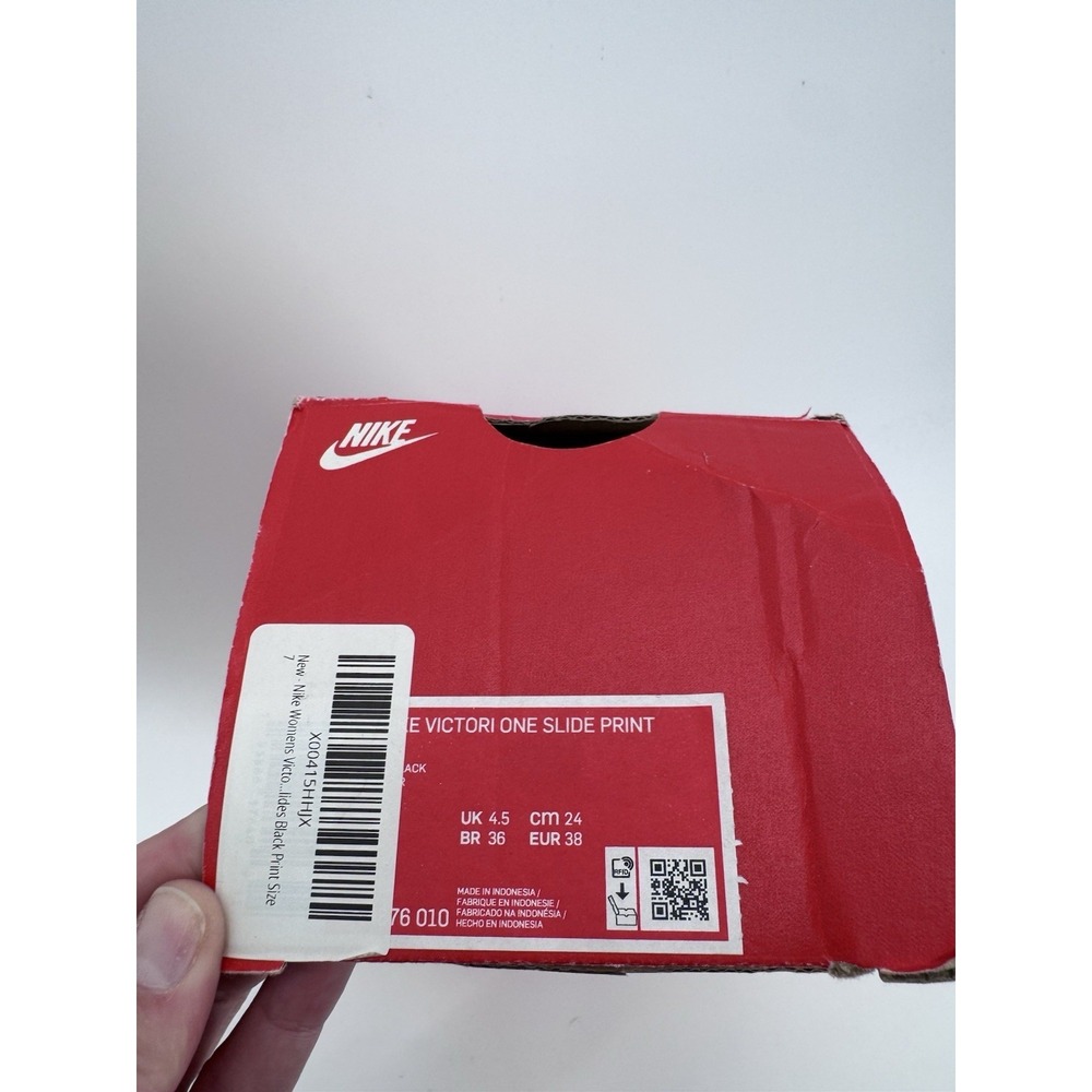 Nike Victori One Slides Sandals CN9676-010 Animal Print Women's New Size 7 Box - Picture 5 of 6